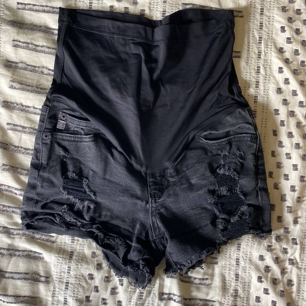 Pinkish Maternity Shorts